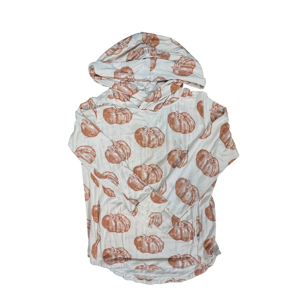 Kate Quinn Bamboo Pumpkin Hoodie Size 5Y Kids Fall‎ Long Sleeve Top Halloween